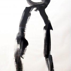 No.2 PERSONNAGE VERTICAL by Frere Jerome, 43"x29"