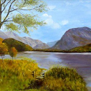 LOWESWATER, CUMBERLAND ENGLAND, by Howard Gill, 22"x28"