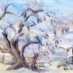 WINTER'S FROST by Ruth Mitchell, 16"x20"