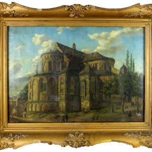 Cathedral Type Building 1856 by Unknown, 19"x23"