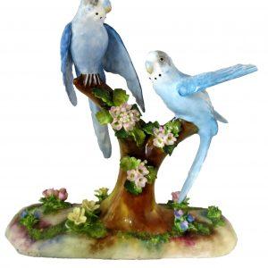 Small bird figurine. Crown Staffordshire. Modeled by J.T. Jones