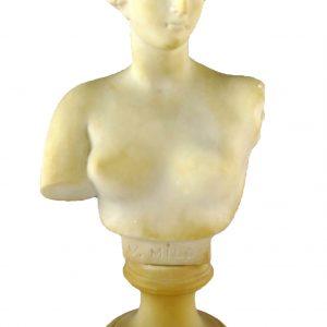 Alabaster Greek Bust (Venus De Milo)