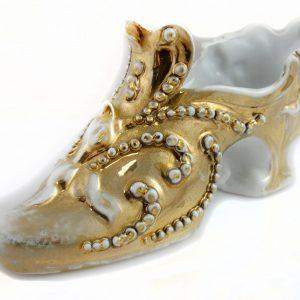 Victorian Decorative Shoes, Porcelain
