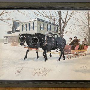Ontario Sleigh-ride by Donald Waffle