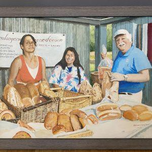 Boulangerie French Bakery Saturday Market Annapolis Royal N.S. by Donald Waffle