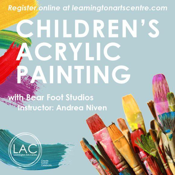 ART CLASSES FOR KIDS: acrylics & crafts