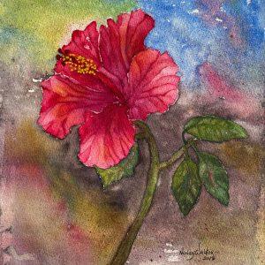 Summer Hibiscus by Nancy Walker