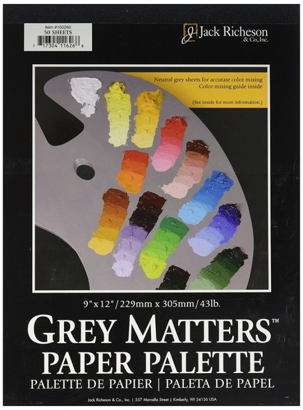 Grey Matters Paper Palette 9x12" 50 Sheets