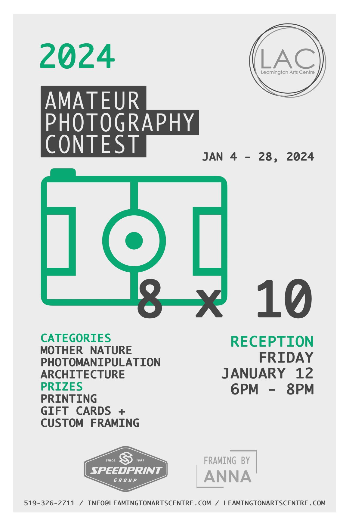 8 x 10 Amateur Photography Contest