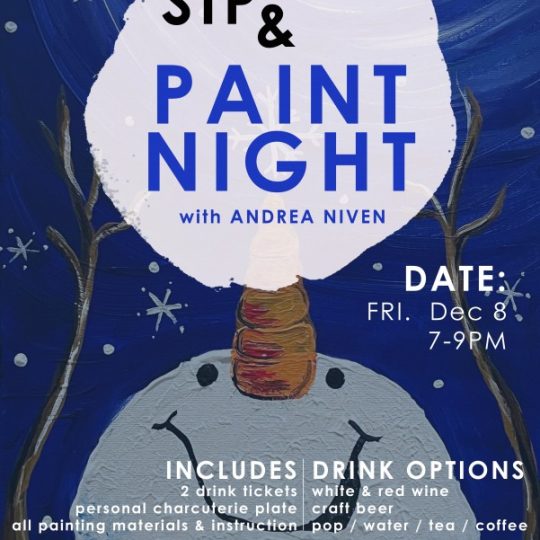 Ticket: Sip N' Paint: Paint Night Dec 8