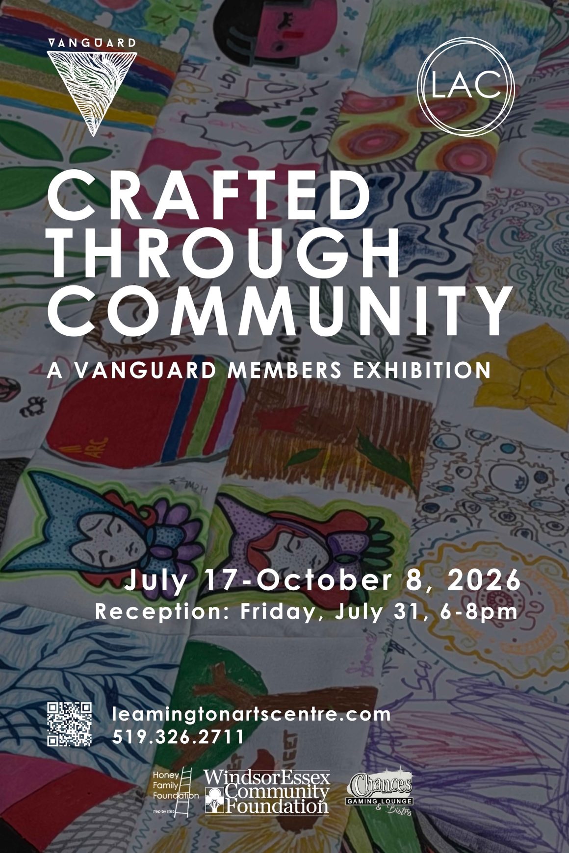 LR Vanguard Poster 24x36 Crafted Through Community: A Vanguard Members Exhibition